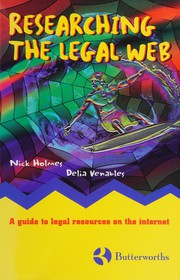 Front cover of Researching the legal web by Nick Holmes