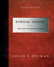 Front cover of Ethical Theory by Louis P. Pojman
