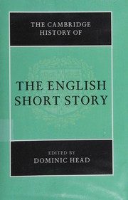 Front cover of Cambridge History of the English Short Story by Dominic Head
