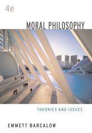 Cover of Moral philosophy by Emmett Barcalow