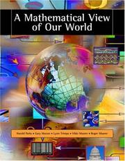 Front cover of A mathematical view of our world by Harold Parks