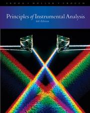 Cover of Principles of instrumental analysis by Douglas Arvid Skoog