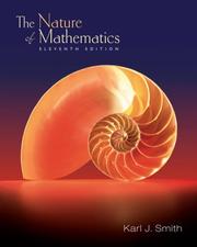 Front cover of The nature of mathematics by Karl J. Smith