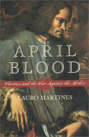 Front cover of April Blood by Lauro Martines