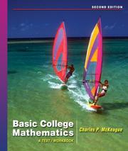 Cover of Basic College Mathematics by Charles P. McKeague
