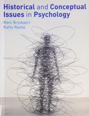 Front cover of Historical and conceptual issues in psychology by Marc Brysbaert