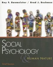 Cover of Social psychology and human nature by Roy F. Baumeister