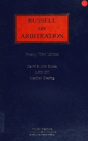 Cover of Russell on arbitration by Francis Russell