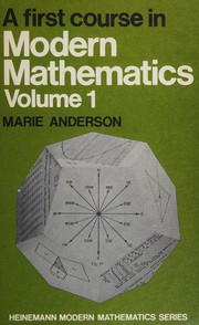 Front cover of A first course in modern mathematics by Marie Anderson