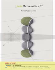 Front cover of Finite Mathematics, Enhanced Review Edition (with ThomsonNOW, Personal Tutor with SMARTHINKING Printed Access Card) by Stefan Waner