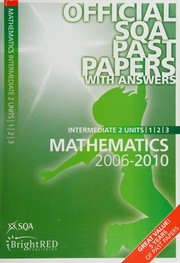 Cover of Intermediate 2 maths 2006-2010 by Scottish Qualifications Authority