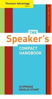 Cover of The speaker's compact handbook by Jo Sprague