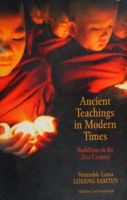 Front cover of Ancient teachings in modern times by Losang Samten