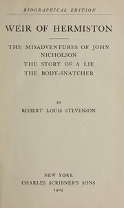 Front cover of The Biographical Edition of the Works of Robert Louis Stevenson by Robert Louis Stevenson