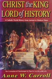 Cover of Christ the king by Anne Carroll