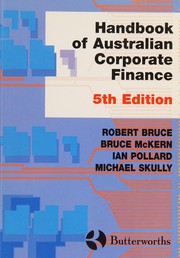 Front cover of Handbook of Australian corporate finance by Robert Bruce