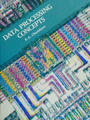 Cover of Data processing concepts by E. A. Chambers