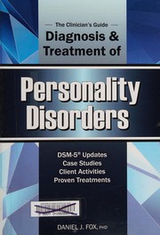Front cover of Clinician's Guide to the Diagnosis and Treatment of Personality Disorders by Daniel Fox