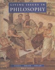 Front cover of living issues in filosofy by Harold Titus
