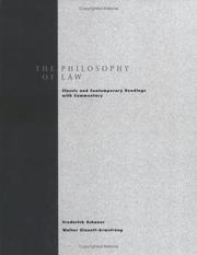 Front cover of Philosophy of Law by Walter Sinnott-Armstrong