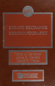 Front cover of Ligand exchange chromatography by Vadim A. Davankov