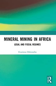Front cover of Mineral Mining in Africa by Evaristus Oshionebo