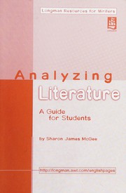 Cover of Analyzing Lilterature by Trimbur