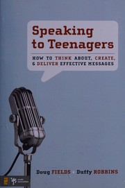 Front cover of Speaking to teenagers by Duffy Robbins