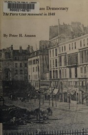 Front cover of Revolution and mass democracy by Peter H. Amann