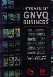 Cover of Intermediate GNVQ Business by Helen Turner