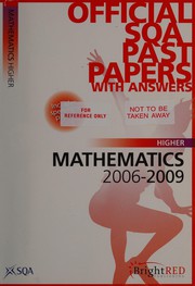 Cover of Higher mathematics 2006-2009 by Scottish Qualifications Authority