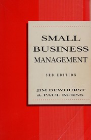 Cover of Small business management by Jim Dewhurst