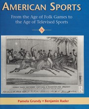 Front cover of American sports by Pamela Grundy