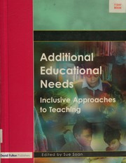 Cover of Additional educational needs by Sue Soan