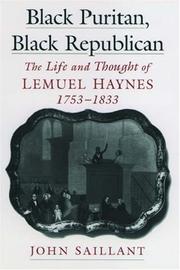 Front cover of Black Puritan, Black republican by John Saillant