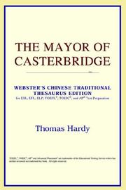 Front cover of The Mayor of Casterbridge by Thomas Hardy