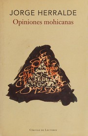Cover of Opiniones Mohicanas by Jorge Herralde