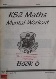Front cover of KS2 maths mental workout book 6 by William Hartley