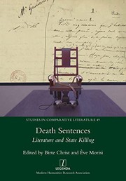 Cover of Death Sentences by Birte Christ