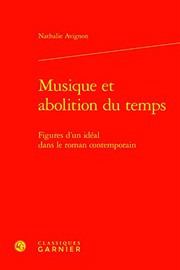 Front cover of Musique Et Abolition Du Temps by Nathalie Avignon
