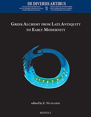 Front cover of Greek Alchemy from Late Antiquity to Early Modernity by Efthymios Nicolaïdis