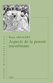 Front cover of Aspects de la pensée musulmane by Roger Arnaldez