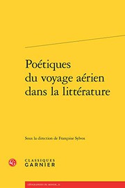 Front cover of Poétiques du voyage aérien dans la littérature by Françoise Sylvos