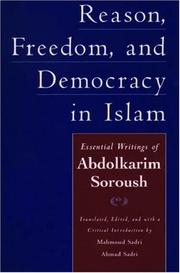 Front cover of Reason, Freedom, and Democracy in Islam by Abdolkarim Soroush