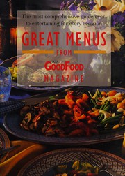 Front cover of Great menus from BBC good food magazine by No Author
