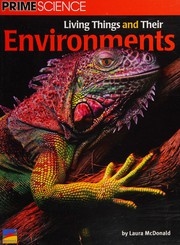 Front cover of Living things and their environments by Laura McDonald