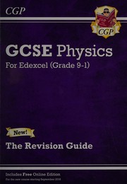 Front cover of GCSE physics for Edexcel (grade 9-1) by Richard Parsons