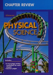 Front cover of Glencoe physical science by Glencoe/McGraw-Hill