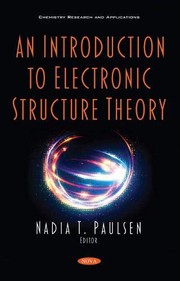 Front cover of Introduction to Electronic Structure Theory by Nadia T. Paulsen