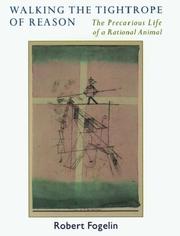 Front cover of Walking the Tightrope of Reason by Robert Fogelin